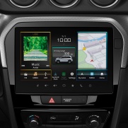 System multimedialny z 9-calowym ekranem i nawigacją
Bezprzewodowe Apple CarPlay i Android Auto